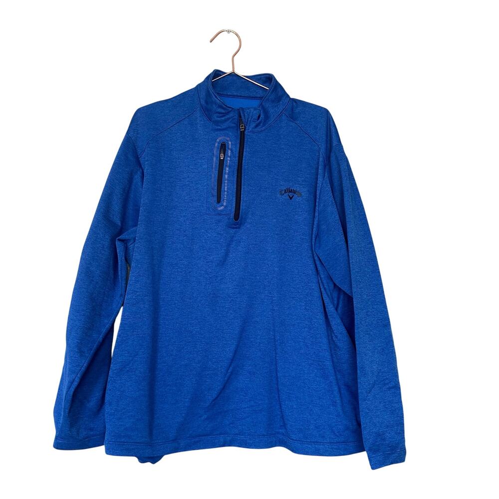 Callaway Golf Pullover - Men's XL - Blue - Quarter Zip
